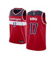 Women's Washington Wizards #17 Isaac Bonga Swingman Red Basketball Jersey - Icon Edition