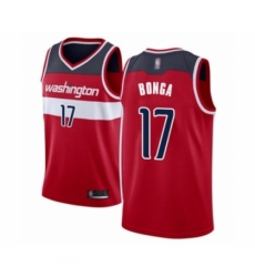 Youth Washington Wizards #17 Isaac Bonga Swingman Red Basketball Jersey - Icon Edition