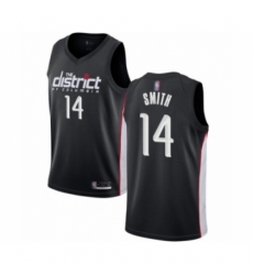 Youth Washington Wizards #14 Ish Smith Swingman Black Basketball Jersey - City Edition