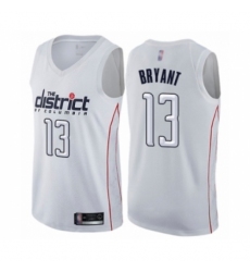 Men's Washington Wizards #13 Thomas Bryant Authentic White Basketball Jersey - City Edition