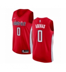 Men's Nike Washington Wizards #0 Gilbert Arenas Red Swingman Jersey - Earned Edition