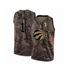 Men's Toronto Raptors #1 Patrick McCaw Swingman Camo Realtree Collection 2019 Basketball Finals Champions Jersey