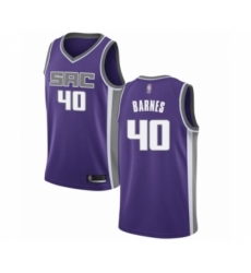 Youth Sacramento Kings #40 Harrison Barnes Swingman Purple Basketball Jersey - Icon Edition