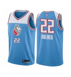Women's Sacramento Kings #22 Richaun Holmes Swingman Blue Basketball Jersey - City Edition