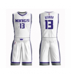 Men's Sacramento Kings #13 Dewayne Dedmon Swingman White Basketball Suit Jersey - Association Edition