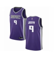 Men's Sacramento Kings #9 Cory Joseph Authentic Purple Basketball Jersey - Icon Edition