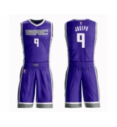 Men's Sacramento Kings #9 Cory Joseph Authentic Purple Basketball Suit Jersey - Icon Edition