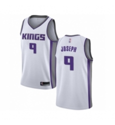 Men's Sacramento Kings #9 Cory Joseph Authentic White Basketball Jersey - Association Edition