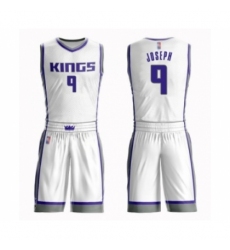 Men's Sacramento Kings #9 Cory Joseph Swingman White Basketball Suit Jersey - Association Edition