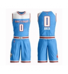 Men's Sacramento Kings #0 Trevor Ariza Swingman Blue Basketball Suit Jersey - City Edition