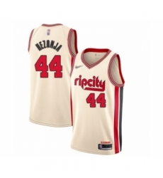 Youth Portland Trail Blazers #44 Mario Hezonja Swingman Cream Basketball Jersey - 2019 20 City Edition