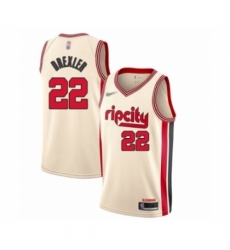 Men's Portland Trail Blazers #22 Clyde Drexler Swingman Cream Basketball Jersey - 2019 20 City Edition