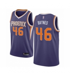 Women's Phoenix Suns #46 Aron Baynes Authentic Purple Basketball Jersey - Icon Edition