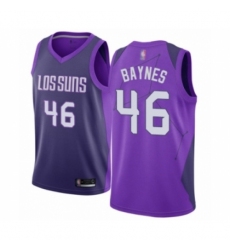 Youth Phoenix Suns #46 Aron Baynes Swingman Purple Basketball Jersey - City Edition