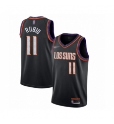 Youth Phoenix Suns #11 Ricky Rubio Swingman Black Basketball Jersey - 2019 20 City Edition