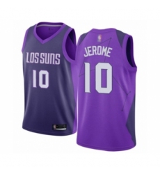 Men's Phoenix Suns #10 Ty Jerome Authentic Purple Basketball Jersey - City Edition