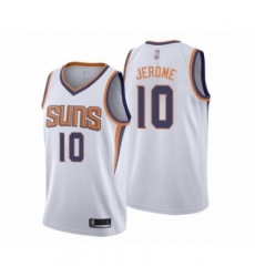 Men's Phoenix Suns #10 Ty Jerome Authentic White Basketball Jersey - Association Edition