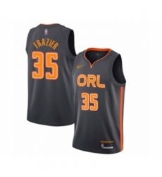 Men's Orlando Magic #35 Melvin Frazier Swingman Charcoal Basketball Jersey - 2019 20 City Edition