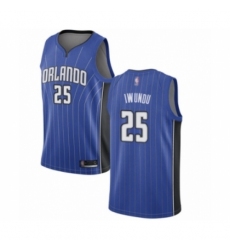 Women's Orlando Magic #25 Wes Iwundu Authentic Royal Blue Basketball Jersey - Icon Edition