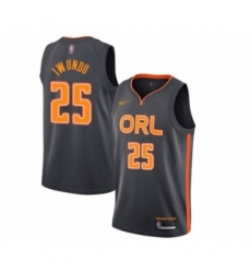 Women's Orlando Magic #25 Wes Iwundu Swingman Charcoal Basketball Jersey - 2019 20 City Edition