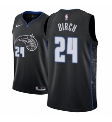 Men NBA 2018-19 Orlando Magic #24 Khem Birch City Edition Black Jersey