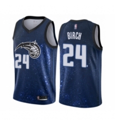 Men's Orlando Magic #24 Khem Birch Authentic Blue Basketball Jersey - City Edition