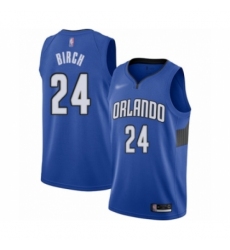 Men's Orlando Magic #24 Khem Birch Authentic Blue Finished Basketball Jersey - Statement Edition