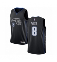 Men's Orlando Magic #8 Terrence Ross Authentic Black Basketball Jersey - City Edition