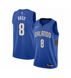 Men's Orlando Magic #8 Terrence Ross Authentic Blue Finished Basketball Jersey - Statement Edition