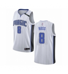 Men's Orlando Magic #8 Terrence Ross Authentic White Basketball Jersey - Association Edition