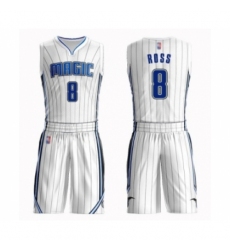 Men's Orlando Magic #8 Terrence Ross Swingman White Basketball Suit Jersey - Association Edition