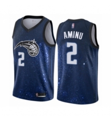 Youth Orlando Magic #2 Al-Farouq Aminu Swingman Blue Basketball Jersey - City Edition