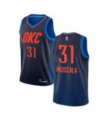 Youth Oklahoma City Thunder #31 Mike Muscala Swingman Navy Blue Basketball Jersey Statement Edition