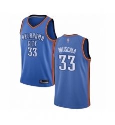 Youth Oklahoma City Thunder #33 Mike Muscala Swingman Royal Blue Basketball Jersey - Icon Edition