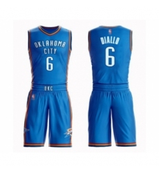 Women's Oklahoma City Thunder #6 Hamidou Diallo Swingman Royal Blue Basketball Suit Jersey - Icon Edition