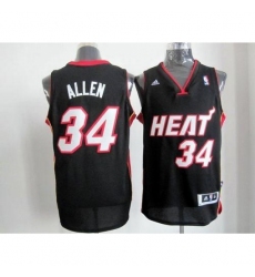 Revolution 30 Heat #34 Ray Allen Black Stitched NBA Jersey
