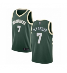 Youth Milwaukee Bucks #7 Ersan Ilyasova Swingman Green Basketball Jersey - Icon Edition