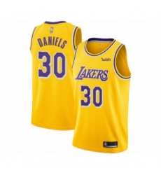 Youth Los Angeles Lakers #30 Troy Daniels Swingman Gold Basketball Jersey - Icon Edition