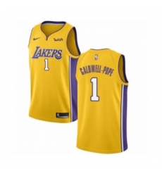Youth Los Angeles Lakers #1 Kentavious Caldwell-Pope Swingman Gold Home Basketball Jersey - Icon Edition