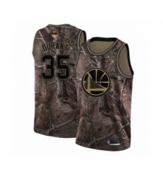 Men's Golden State Warriors #35 Kevin Durant Swingman Camo Realtree Collection Basketball 2019 Basketball Finals Bound Jersey