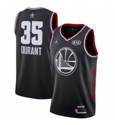 Men's Nike Golden State Warriors #35 Kevin Durant Black Basketball Jordan Swingman 2019 All-Star Game Jersey
