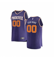 Youth Phoenix Suns Fanatics Branded Purple Fast Break Custom Replica Jersey - Icon Edition