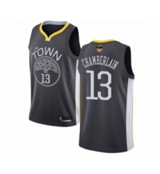 Men's Golden State Warriors #13 Wilt Chamberlain Swingman Black 2019 Basketball Finals Bound Basketball Jersey - Statement Edition