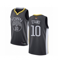 Youth Golden State Warriors #10 Jacob Evans Swingman Black Basketball 2019 Basketball Finals Bound Jersey - Statement Edition