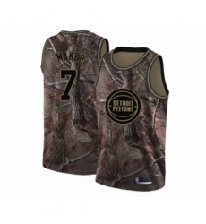 Women's Detroit Pistons #7 Thon Maker Swingman Camo Realtree Collection Basketball Jersey