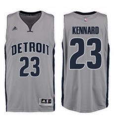 Detroit Pistons #23 Luke Kennard Alternate Gray New Swingman Stitched NBA Jersey