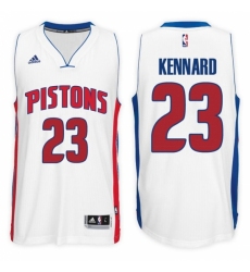 Detroit Pistons #23 Luke Kennard Home White New Swingman Stitched NBA Jersey
