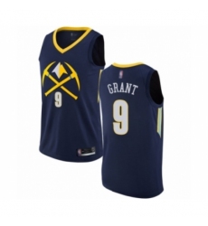 Men's Denver Nuggets #9 Jerami Grant Authentic Navy Blue Basketball Jersey - City Edition