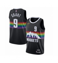 Men's Denver Nuggets #9 Jerami Grant Swingman Black Basketball Jersey - 2019-20 City Edition
