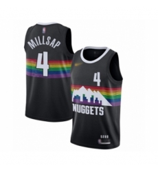 Women's Denver Nuggets #4 Paul Millsap Swingman Black Basketball Jersey - 2019 20 City Edition